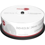 Primeon 2761251 DVD+R DL 8.5 GB 25 ks vreteno strieborný matný povrch