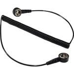 TRU COMPONENTS SPKL-10-366-KK ESD uzemňovací kábel   3.66 m tlačidlo 10 mm, tlačidlo 10 mm
