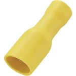 TRU COMPONENTS 737886 faston zásuvka  Šírka zástrčky: 4.8 mm Hrúbka konektora: 0.5 mm 180 ° úplne izolované žltá 50 ks