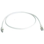 Telegärtner L00004A0071 RJ45 sieťové káble, prepojovacie káble CAT 6A S/FTP 7.50 m biela samozhášavý, s ochranou, párové