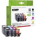 KMP Ink náhradný Canon PGI-5, CLI-8 kompatibilná kombinované balenie čierna, zelenomodrá, purpurová, žltá C66V 1504,0005
