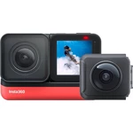 Outdoorová kamera Insta360 ONE R (Twin Edition) + SD karta 32GB čierna/červená akčná outdoorová kamera • 360° záznam v rozlíšení 5,7K + 4K širokouhlý 
