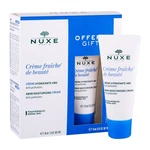 NUXE Creme Fraiche de Beauté 48HR Moisturising Cream dárková kazeta denní pleťová péče 30 ml + denní pleťová péče 15 ml na normální pleť