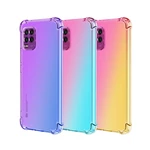 Bakeey Gradient Color with Four-Corner Airbag Shockproof Translucent Soft TPU Protective Case for Xiaomi Mi 10 Lite Non-