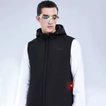 SUPIELD Electric Heated Vest 3 Gear Adjustable Aerogel Inner Soft Warm Intelligent USB Heating Coats Waterproof Reflecti