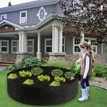 Fabric Plants Growing Raised Bed Garden Flower Elevated Vegetable Box Grow Bag Planting Grow Box