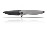 Zavírací nůž ANV® Z300 Titanium Frame Lock - Šedá rukojeť, černá čepel - DLC (Barva: Šedá, Varianta: Černá čepel - DLC)
