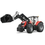 Bruder 03047 Traktor Massey Ferguson 7624 s čelním nakladačem