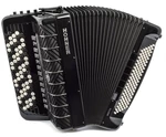 Hohner Mattia IV 120 CR C Gun Black Akordeon guzikowy