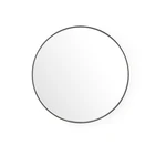 Nástenné zrkadlo s rámom z dubového dreva Wireworks Glance, ø 66 cm