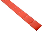COMPASS Reflexní páska samolepící 1m červená dělená
