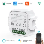 BlitzWolf® BW-SS6 WIFI Smart Curtain Module APP Remote Controller Timing Open/Close Work with Google Assistant Amazon Al