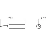 Pájecí hrot Weller XNT 1S, 0,2 mm