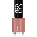 Rimmel 60 Seconds Super Shine lak na nehty odstín 230 Mauve To The Music 8 ml