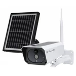 IP kamera Tellur WiFi Smart solární 1080p, outdoor (TLL331231) biela IP kamera • solárna • Full HD • PIR pohybový senzor • Wi-Fi • nočné videnie • kry