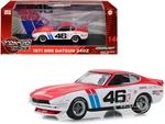 1971 Datsun 240Z 46 John Morton "Brock Racing Enterprises" (BRE) "Tokyo Torque" Series 1/43 Diecast Model Car by Greenlight