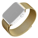 Remienok FIXED Mesh Strap na Apple Watch 42/44/45mm (FIXMEST-434-GD) zlatý Univerzální řemínek FIXED Mesh Strap se síťovaným výpletem z nerezové oceli