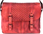 Luxusní kožená taška Arteddy - červená