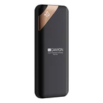 Power Bank Canyon 5000 mAh, USB-C, s digitálnim displejem (CNE-CPBP5B) čierna powerbanka • kapacita 5 000 mAh • 1× USB port • micro USB a USB-C pre na