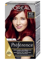 Permanentní barva Loréal Préférence P37 intenzivní tmavá červená - L’Oréal Paris + dárek zdarma