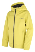 Husky Simbo K 164-170, lime green Dětská softshell bunda