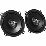 Reproduktor JVC CS J520X čierny Reproduktor dvoupásmový, tvar kruhový, výkon 250 W, citlivost 87 db, impedance 4 Ohm, frekvenční rozsah od 50 do 25 00