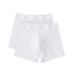 Organic Basics Bavlnené boxerky Organic Basics Organic Cotton Boxers - biele (2 ks)