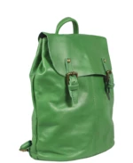 Zelený kožený batůžek Liana Verde