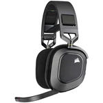 Headset Corsair HS80 RGB Wireless (CA-9011235-EU) carbon bezdrôtová herné slúchadlá • frekvencia 20 Hz až 40 kHz • citlivosť 116 dB • impedancia 32 oh