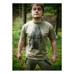 Tričko JUBÖ Bushcraft - khaki Velikost: XL