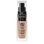 NYX Professional Makeup Can't Stop Won't Stop Full Coverage Foundation vysoce krycí make-up odstín Light Ivory 30 ml