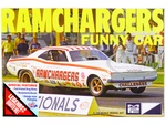 Skill 2 Model Kit Dodge Challenger Ramchargers Funny Car "Legends of the Quarter Mile" 1/25 Scale Model by MPC