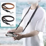 Universal Remote Control Lanyard Neck Strap PU Leather Adjustable Hanging Buckle Rope for DJI Mini 3 RC / RC PRO / Smart