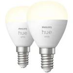 LED žárovka (sada 2 ks) Philips Lighting Hue Hue White E14 Luster Doppelpack 2x470lm, E14, 11.4 W, N/A