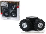48-Inch Monster Truck "Firestone" Wheels &amp; Tires 6 piece Set "Kings of Crunch" 1/18 by Greenlight