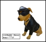 Bikers Dog "Buddy Hersey" Figure For 112 Models by American Diorama
