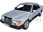 1990 Mercedes-Benz 300 CE-24 Coupe Silver Metallic and Black 1/18 Diecast Model Car by Norev