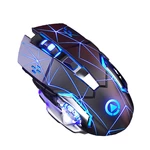 YINDIAO G15 Gaming Mouse 6 Buttons Adjustable 1200-3600DPI Colorful Breathing Light Sound/Silent USB Wired Mouse