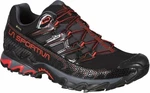 La Sportiva Ultra Raptor II GTX Black/Goji 42,5 Pantofi trekking de bărbați