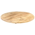 Table Topp Ø31.5"x(1"-1.1") Solid Mango Wood