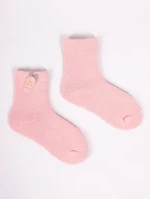 YO! SKF-0008G Frotte Girl s 3D 17-30 Ponožky 17-19 mix barva