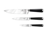 Sada nožů nerez 3 ks Royal Black Collection BERLINGERHAUS BH-2423