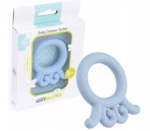 GiliGums Dětské silikonové kousátko Baby Octopus Teether, 3m+, sv. modrá, 1 ks