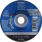 PFERD 62207626 E 70-6 SG STEEL/10,0 brúsny kotúč lomený  70 mm 10 mm 10 ks