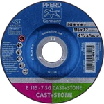 PFERD 62911625 E 115-7 SG CAST+STONE brúsny kotúč lomený  115 mm 22.23 mm 10 ks
