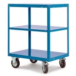 Manuflex  TT4022.5012 regálový vozík  ocel práškovo lakované Zaťaženie (max.): 400 kg svetlo modrá