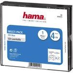 Hama 4-násobný obal na CD 4 CD / DVD / Blu-ray polystyrol čierna 1 ks (š x v x h) 142 x 125 x 24 mm 00049415