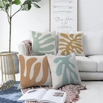 Súprava 4 obliečok na vankúše Minimalist Cushion Covers Alga, 55 x 55 cm