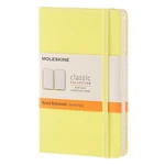 Žltý linajkový zápisník v pevnej väzbe Moleskine Daisy, 192 strán