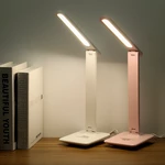 USB Touch Diming LED Desk Lamp 3 Modes Adjustable Night Table Light for Reading Bedside Bedroom DC5V